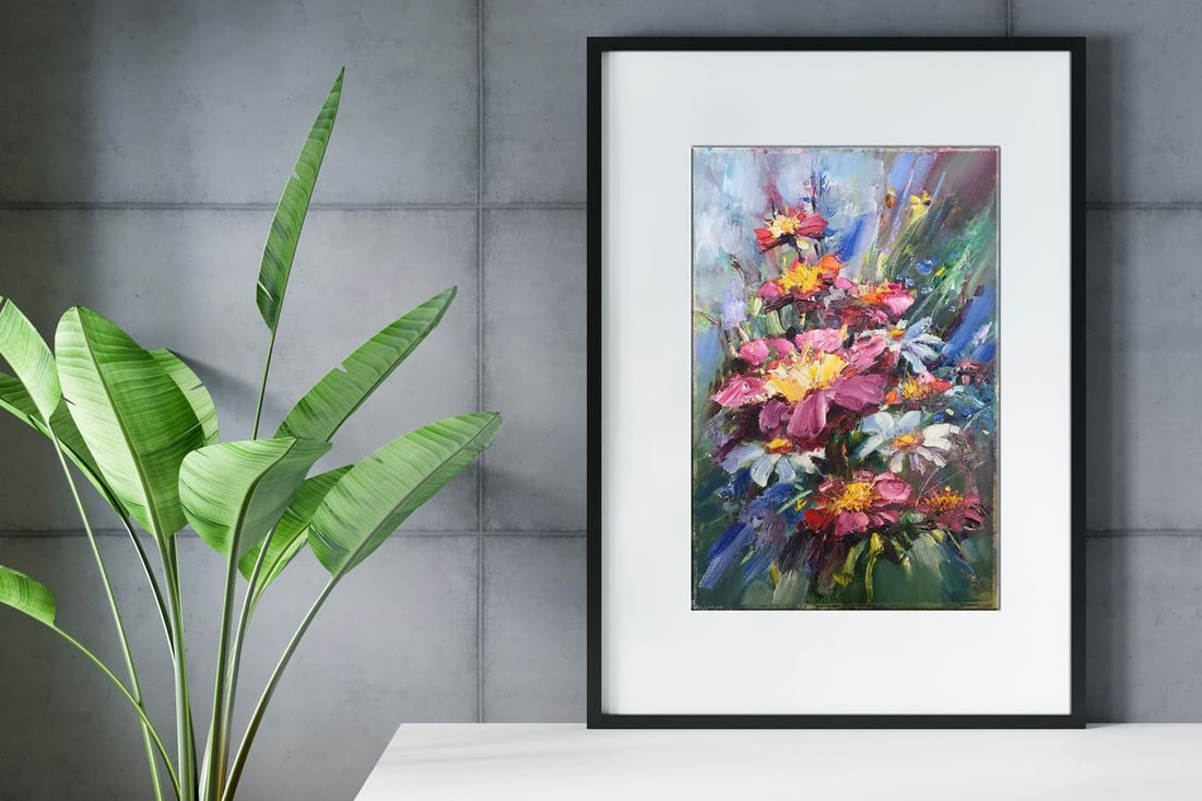 Oil painting Daisies Kuzeminsky Nikolay Borisovich - 2