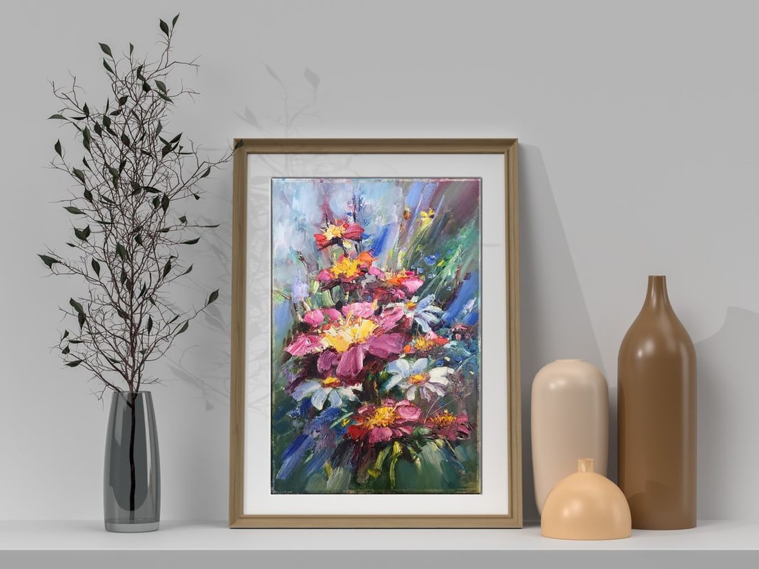 Oil painting Daisies Kuzeminsky Nikolay Borisovich - 3