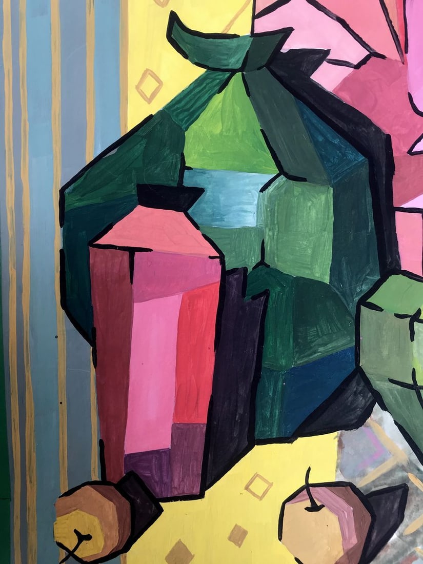 Gouache painting Apple cider Unknown artist - 6