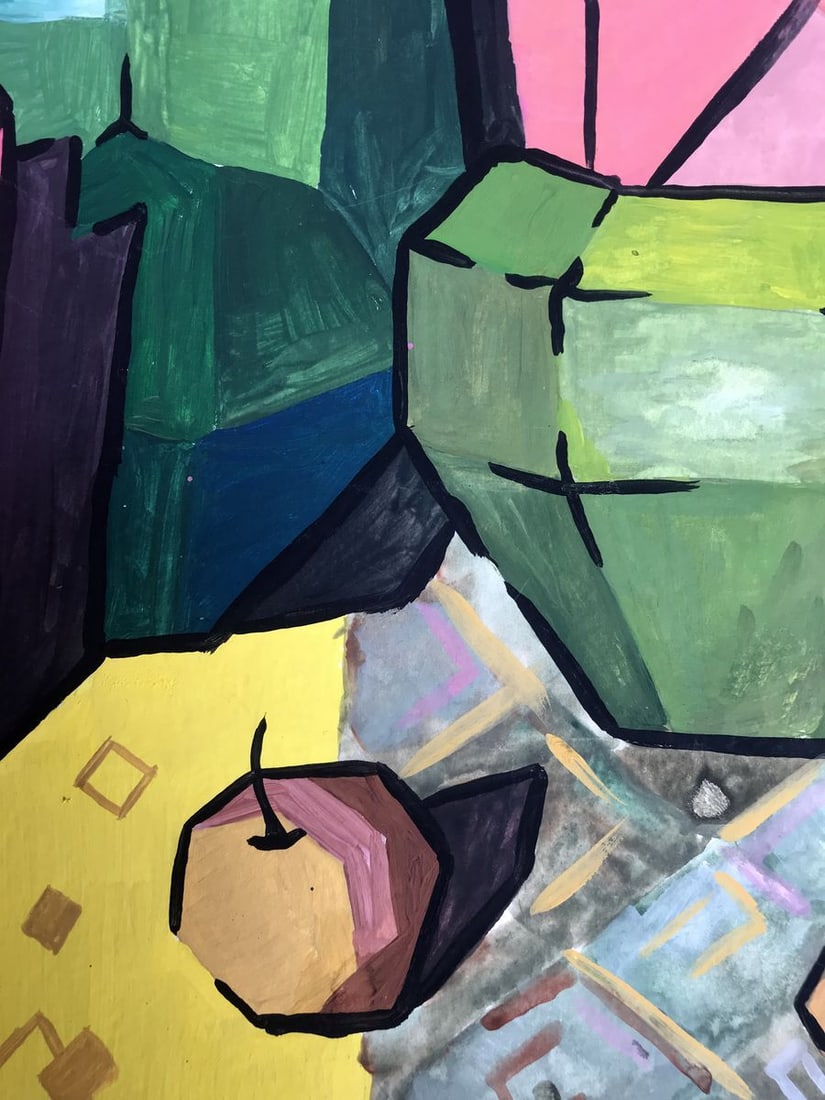 Gouache painting Apple cider Unknown artist - 9