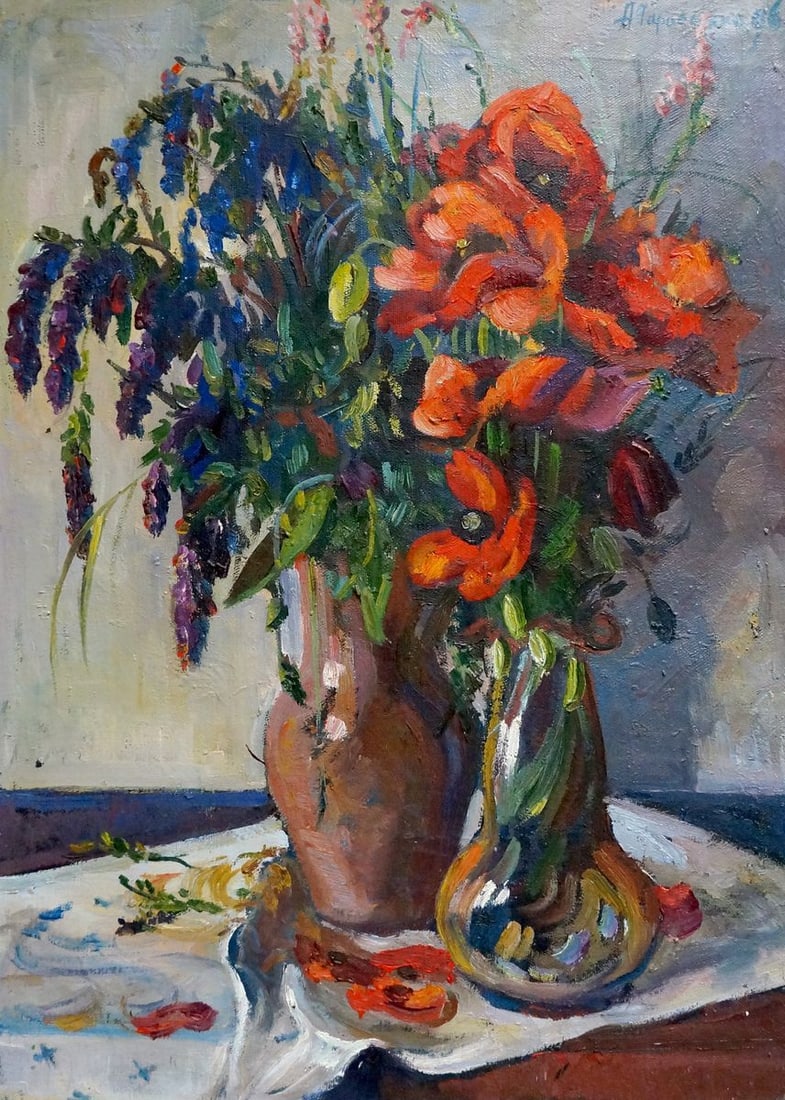 Oil painting Flowers Tarasenko Alexander Petrovich (1 of 8)