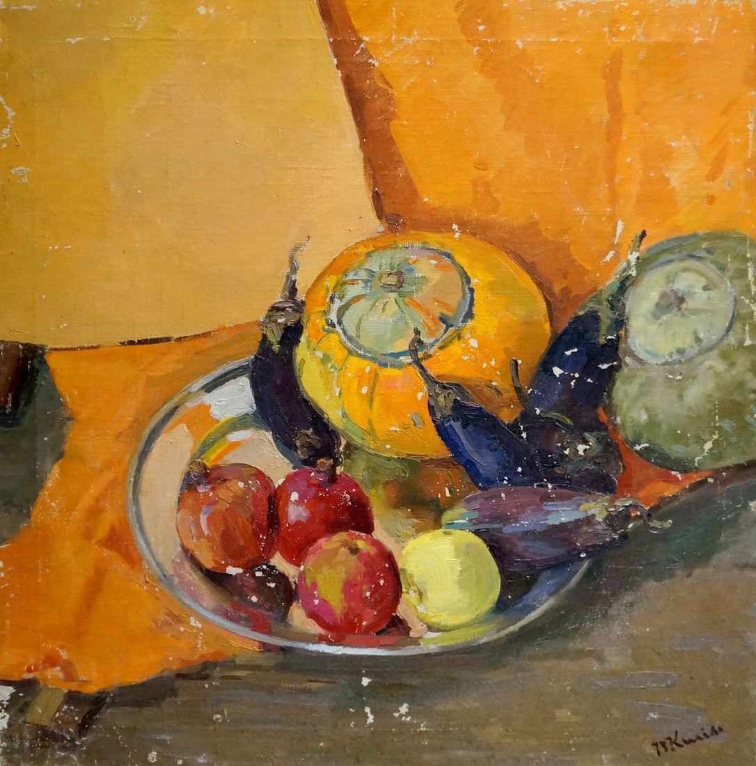 Oil painting Pumpkin harvest Kisil Grigory Alekseevich (1 of 8)