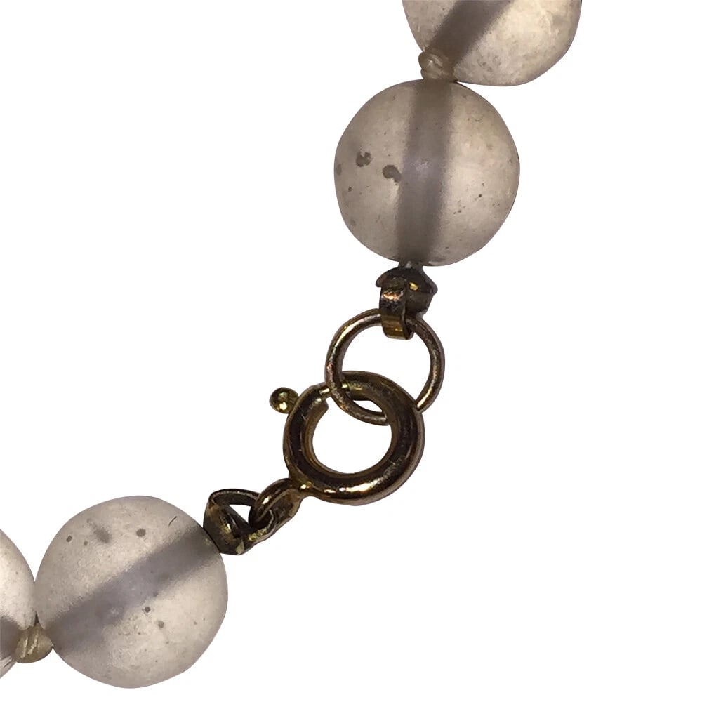 Camphor Glass Gemstone Bead Necklace - 6