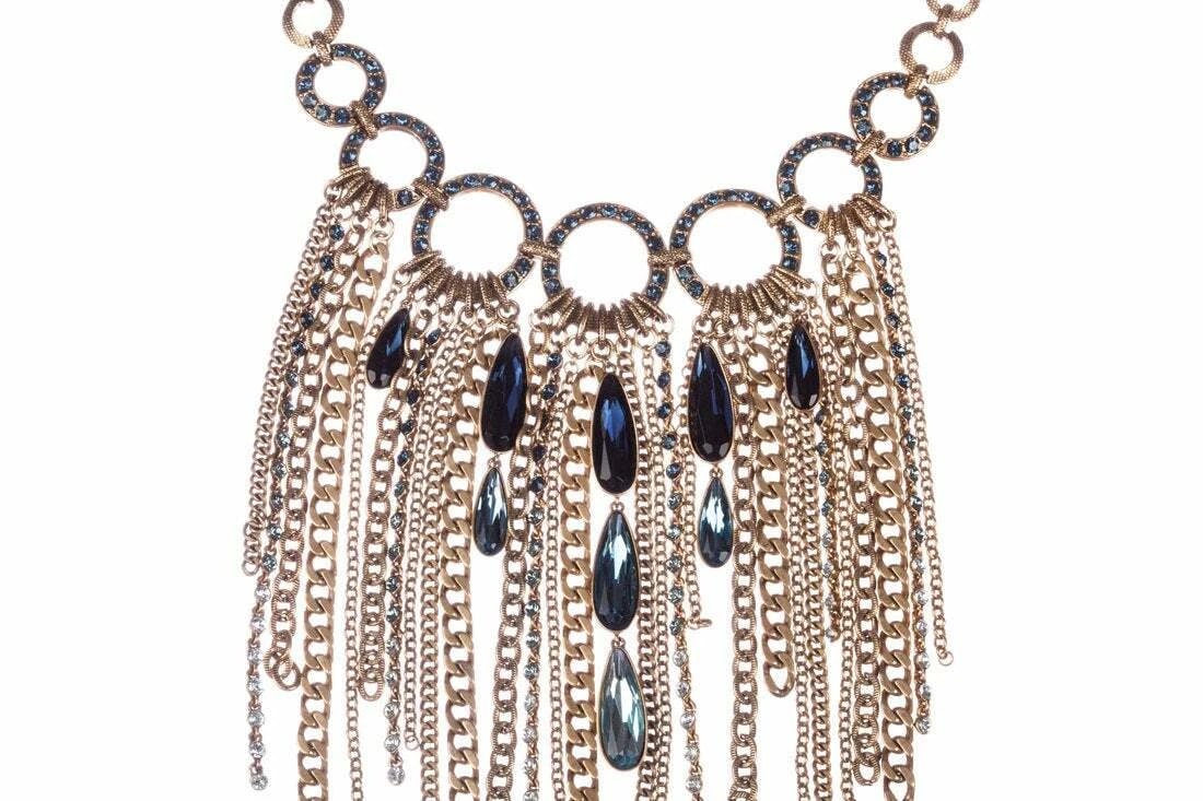 Givenchy Fringe Bib Necklace - 3