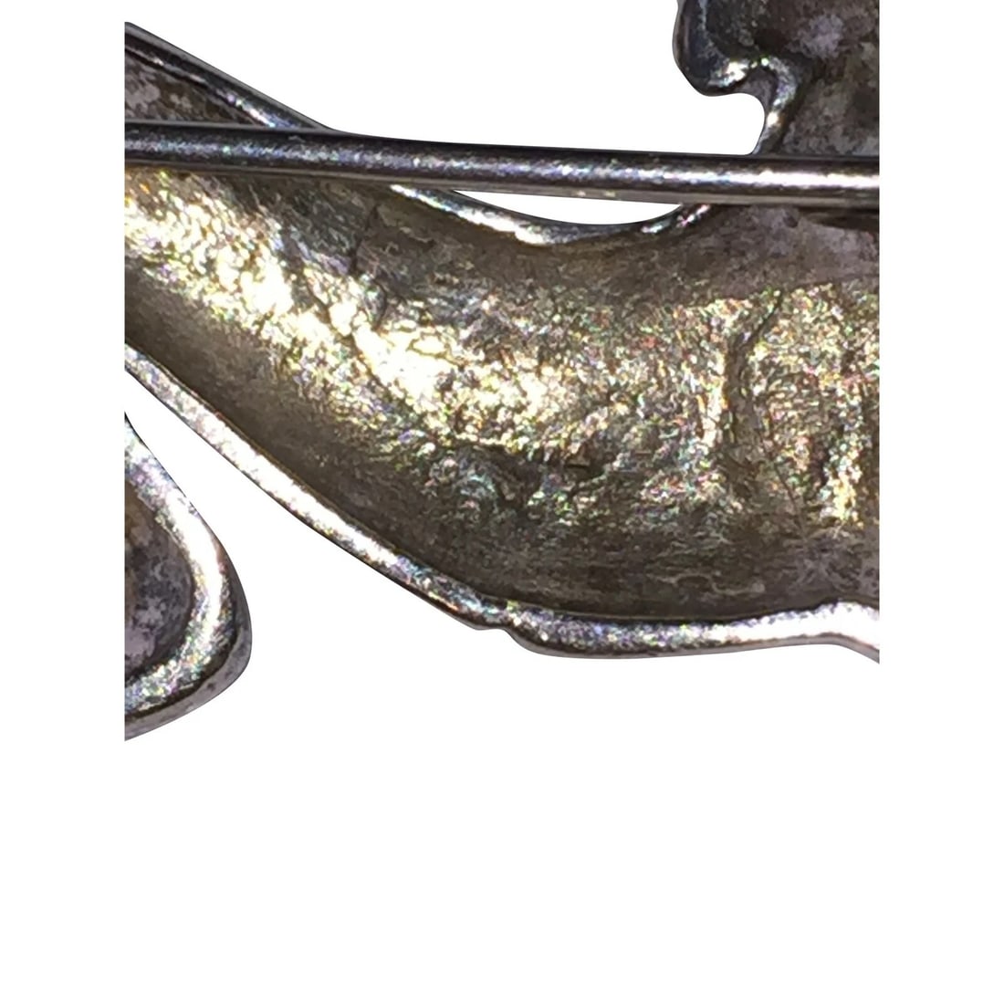 Sterling Silver Horse Prancing Pin Pave in Marcasites - 5