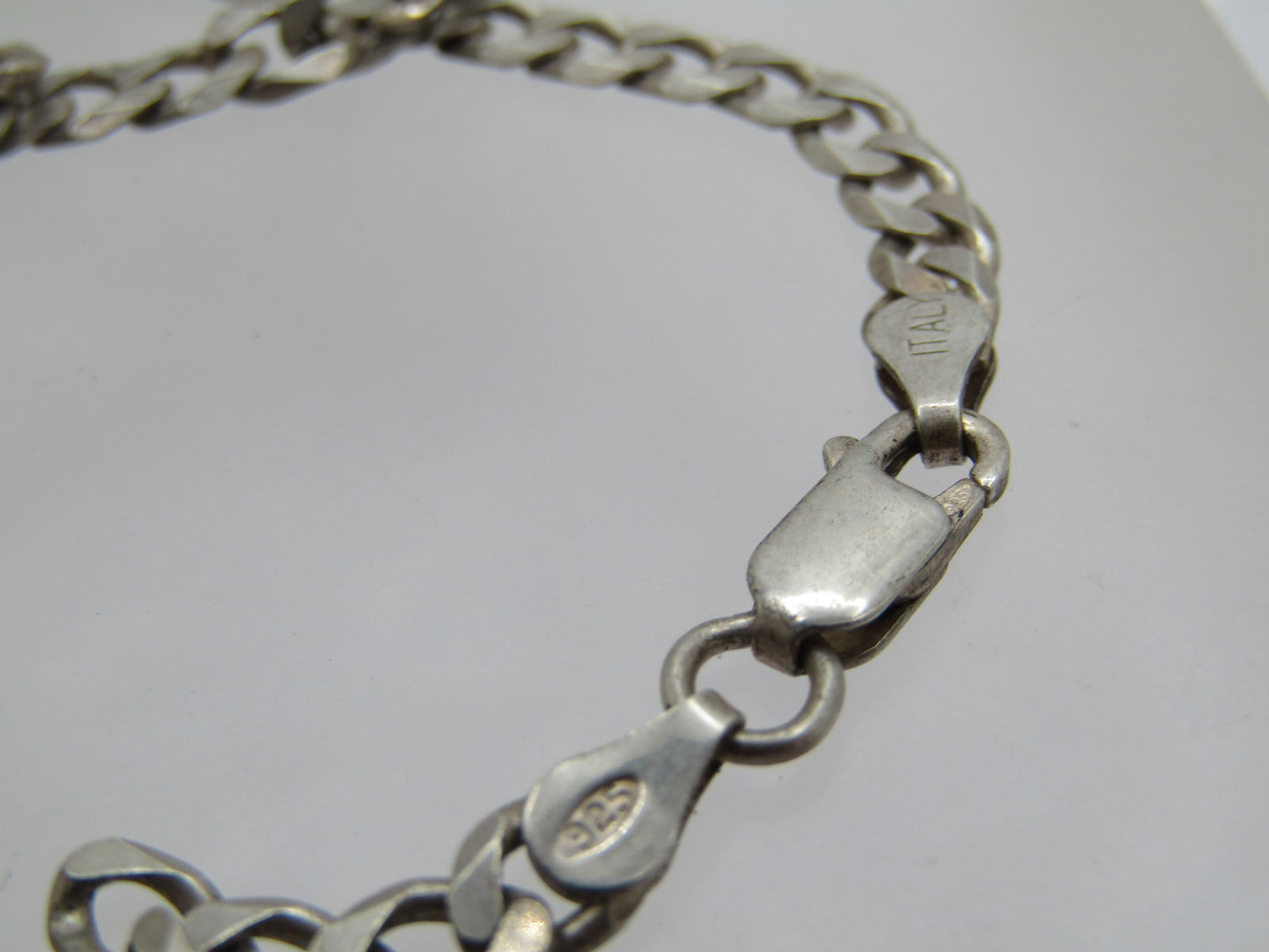 Vintage Sterling & Rhinestone Jesus Necklace, 28" - 6