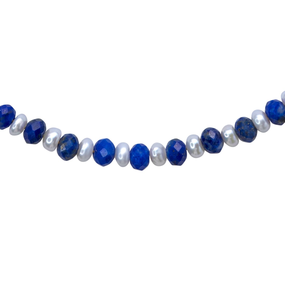 Lapis Lazuli & Pearl Bracelet 14K Gold - 3