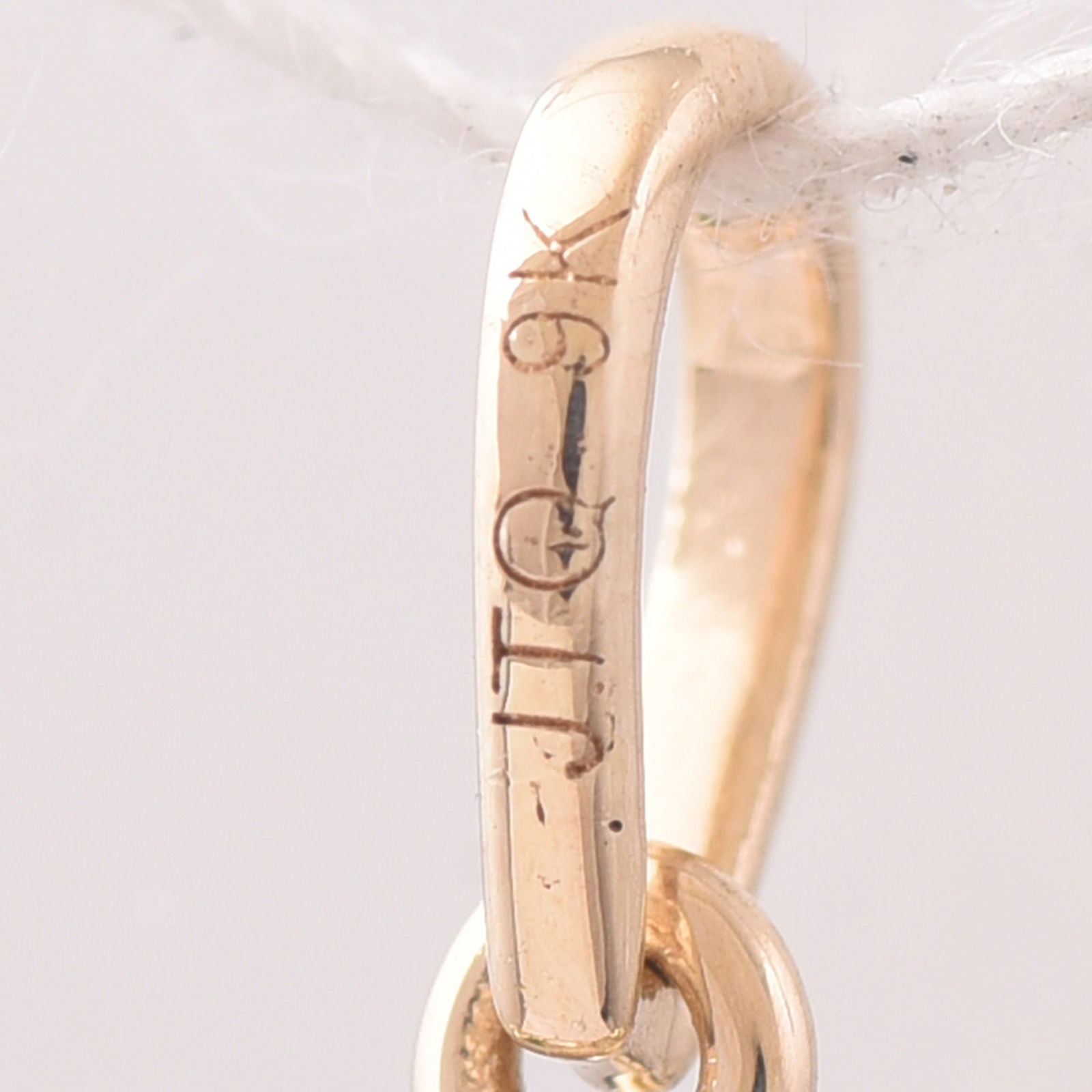 4.52 Ct Pear Aquamarine 9K Gold Pendant - 5