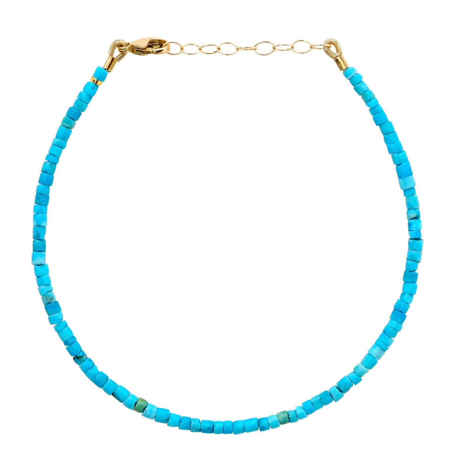 December Birthstone Turquoise Tube Bracelet 14K Gold: Title:December Birthstone Turquoise Tube Bracelet 14K Gold Description:A serene expression of protection and calm — this turquoise bracelet carries the quiet beauty of open skies and ancient seas. S