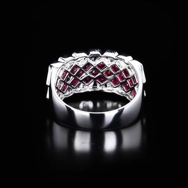 14K GOLD 2.33 CTW NATURAL RUBY & DIAMOND RING - 3