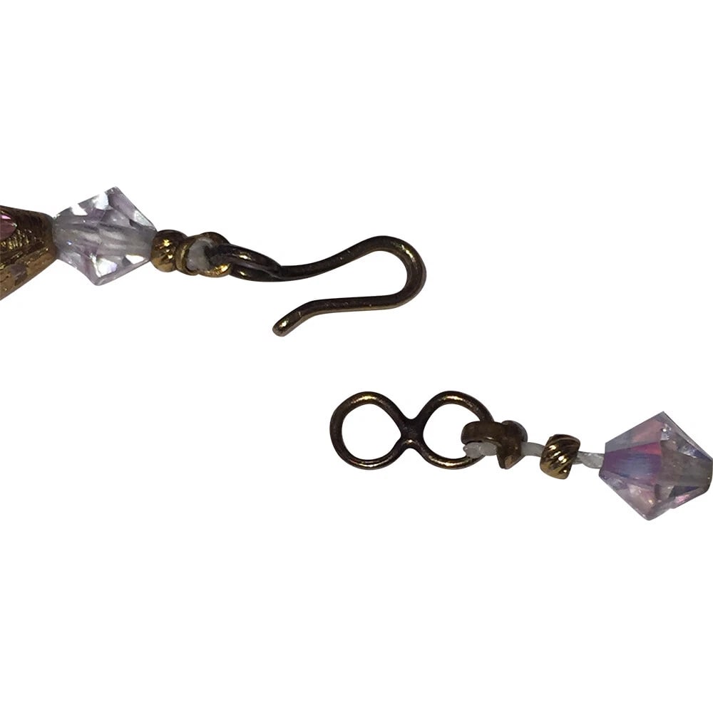 Long Faceted Austrian Crystal Bead Necklace - 6