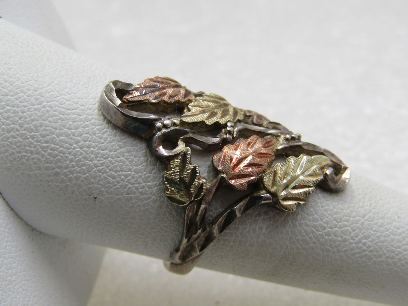 Vintage 10kt & Sterling Black Hills Gold Ring, Sz. 8, - 2