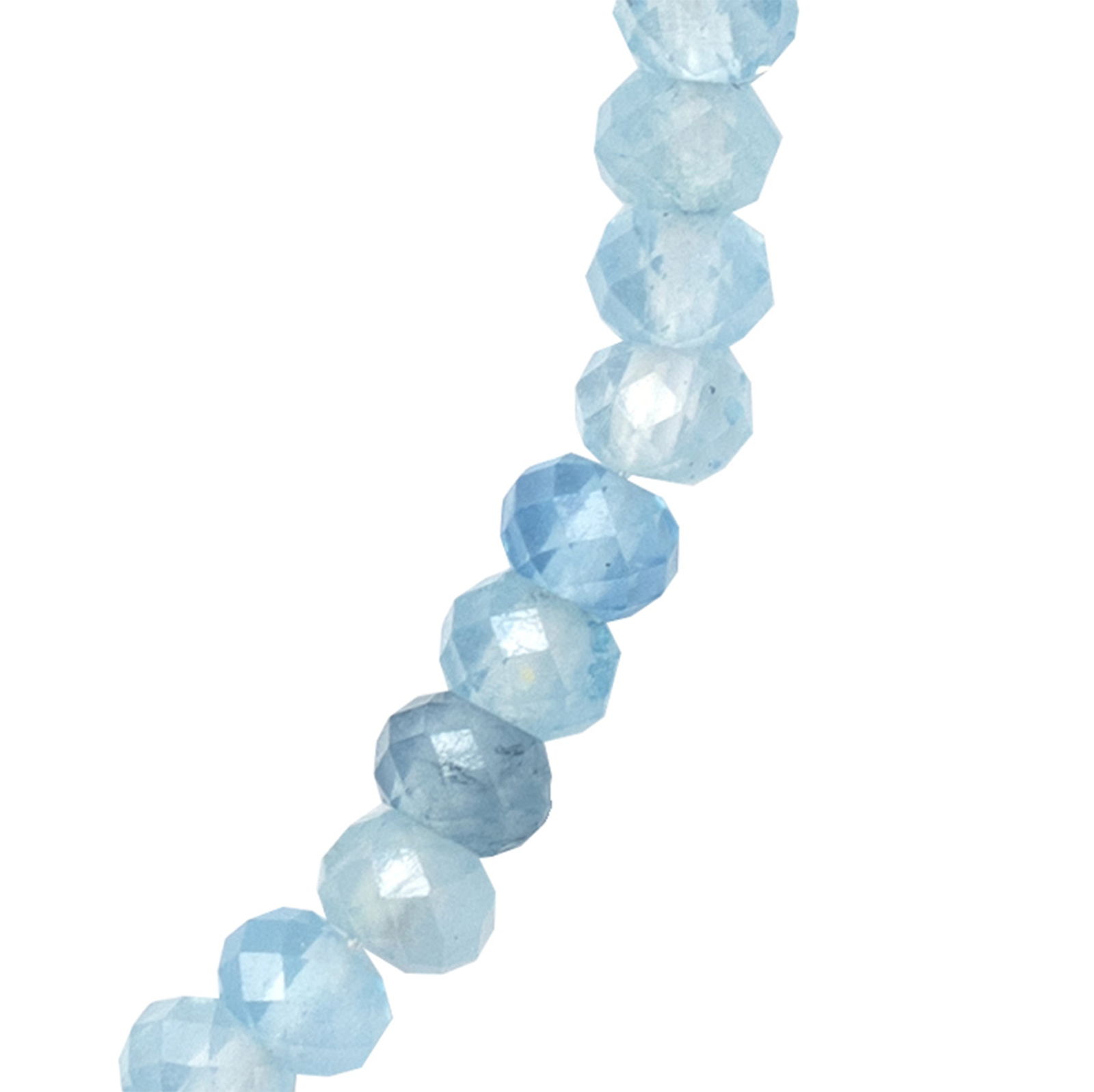 Aquamarine 14K Gold Bracelet - 8