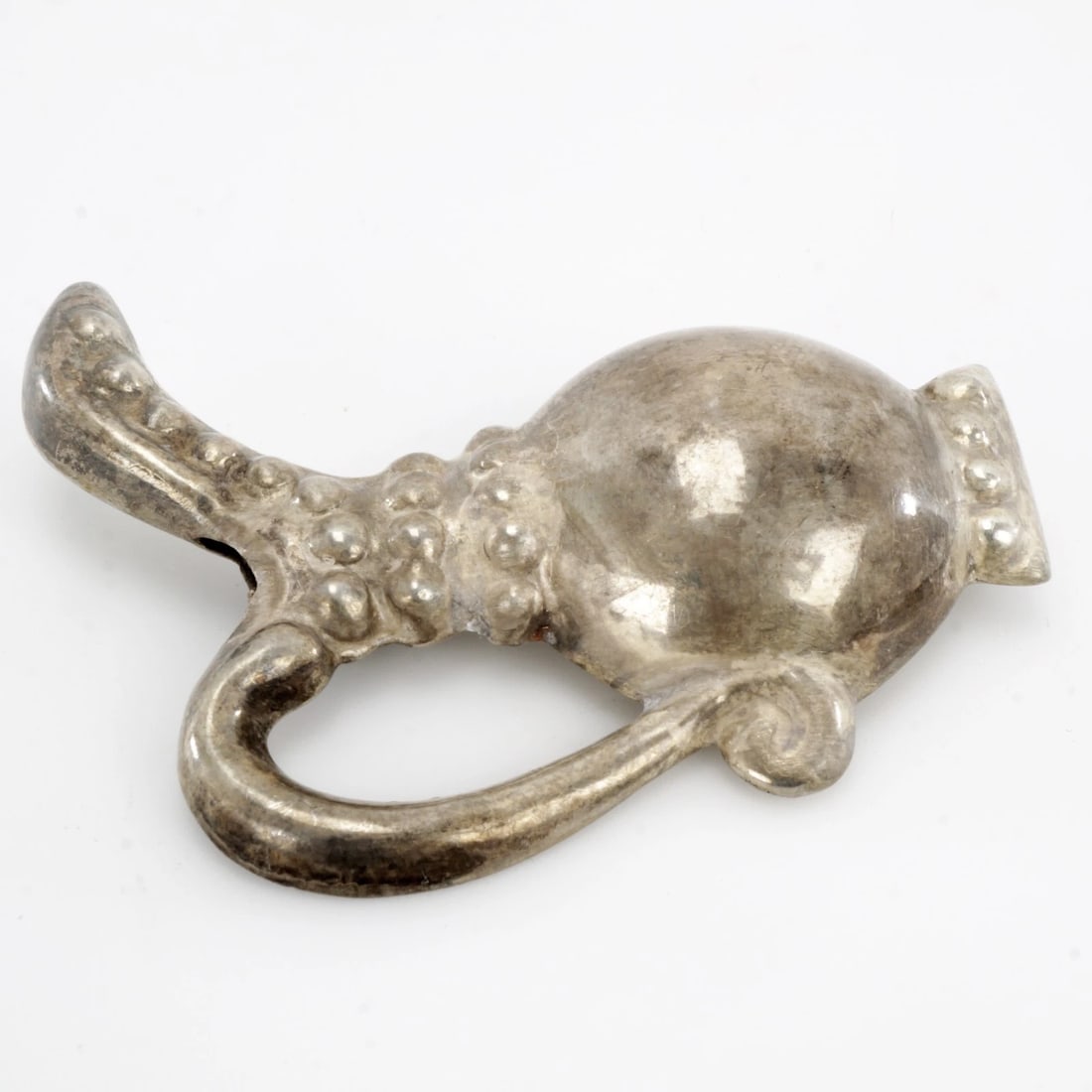 Large Mexican Silver Pin/Brooch - 5