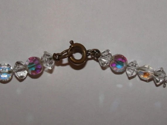 Swarovski Crystal & Brass Tassel Necklace - 5