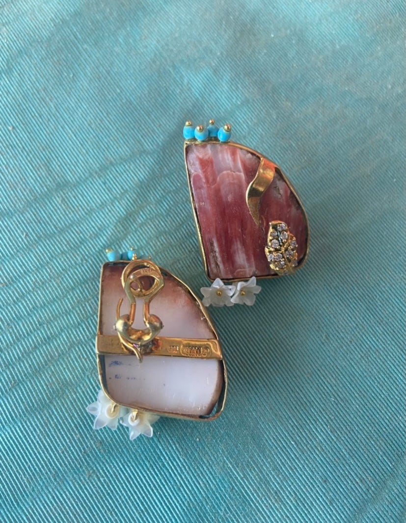 Spondilius Shell Earrings - 2