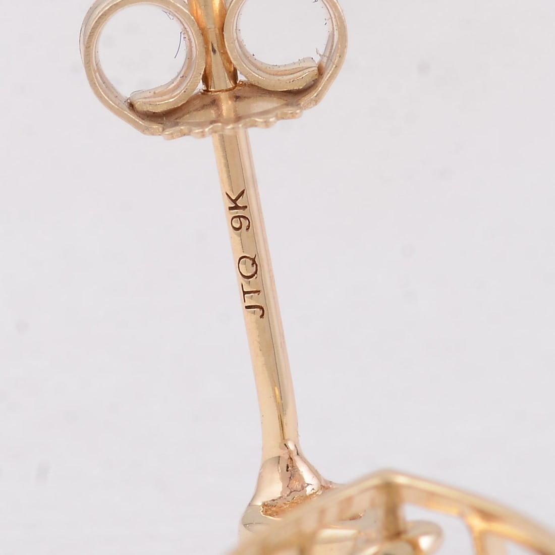 3.45 Ct Pear Tourmaline 9K Gold Earrings - 5