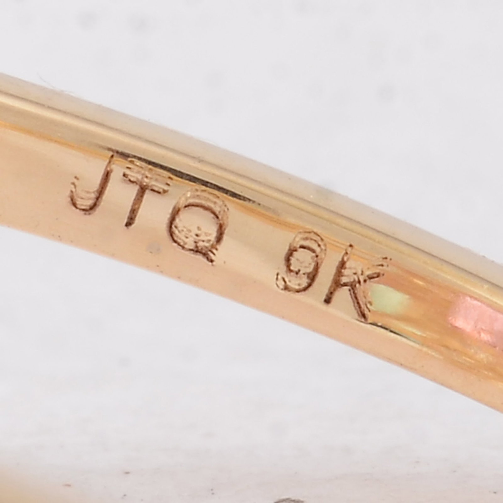 3.22 Ct Octagon Pink Topaz 9K Gold Ring - 5