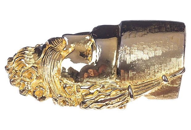 Judith Leiber Sultan Mask Pin Pendant - 4