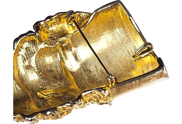 Judith Leiber Sultan Mask Pin Pendant - 7