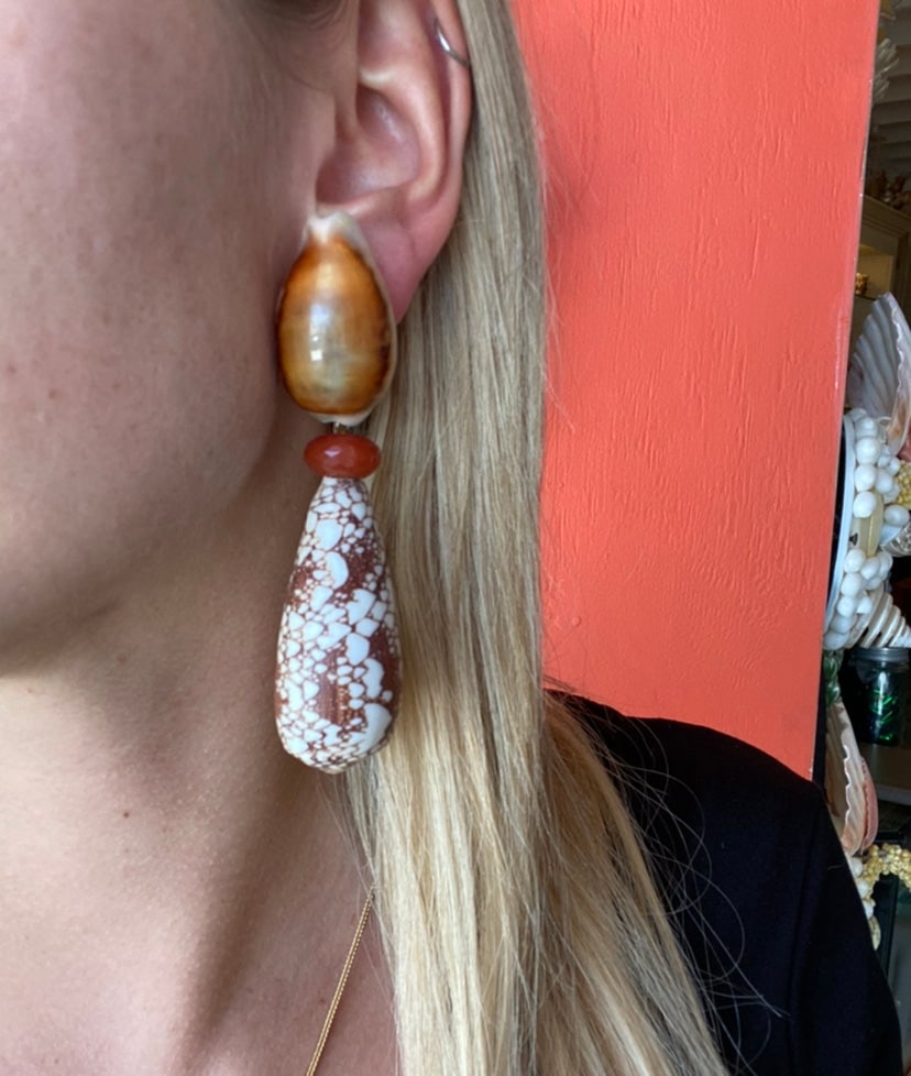 Amazonite Conus Earrings - 3