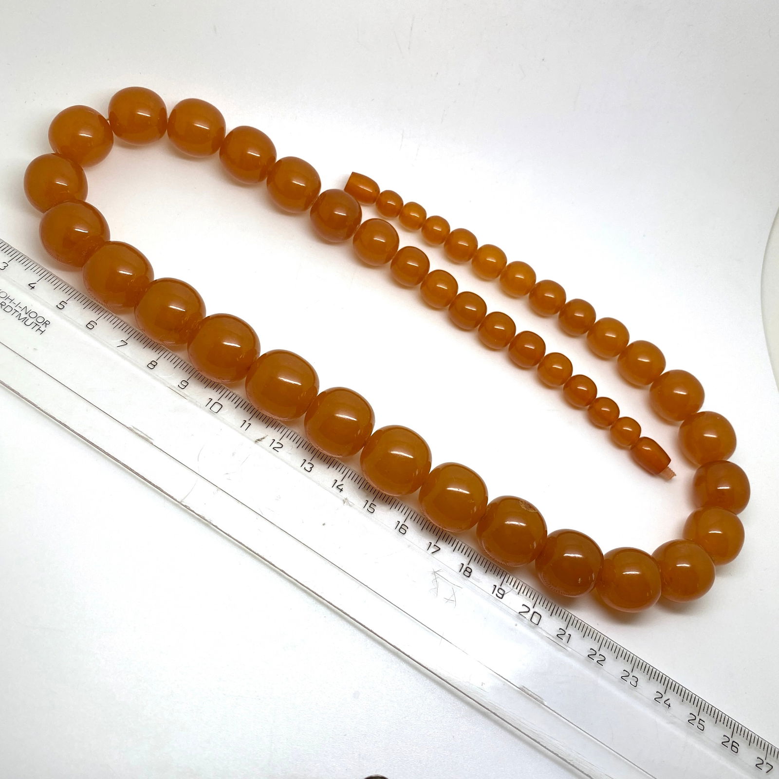 Stunning Amber Necklace made from Round Amber beads - 7