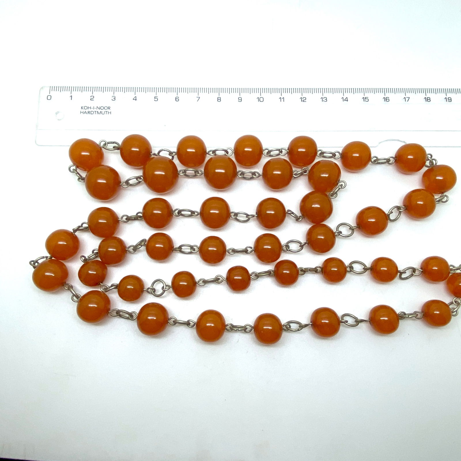 Alluring Amber Necklace made from Round Amber beads - 3
