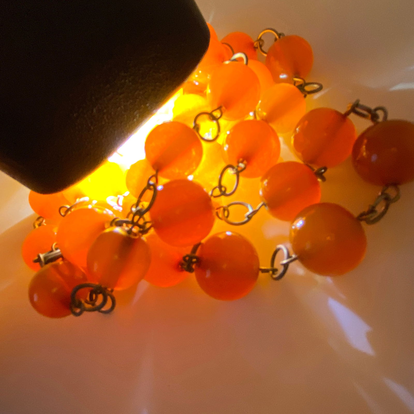 Alluring Amber Necklace made from Round Amber beads - 6
