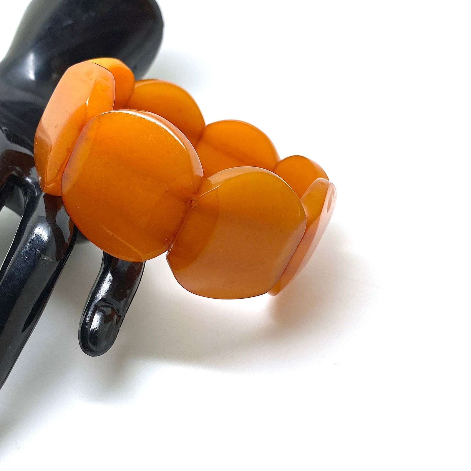 Unique and Splendid cut Amber bangle bracalet - 3