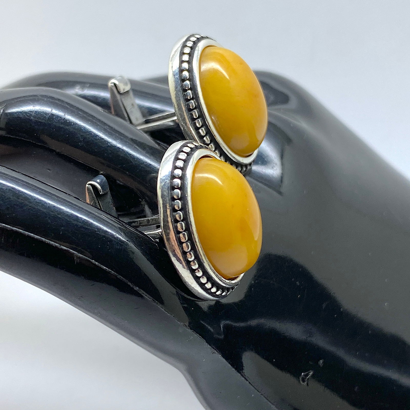 Astonishing Amber Cufflinks - 7