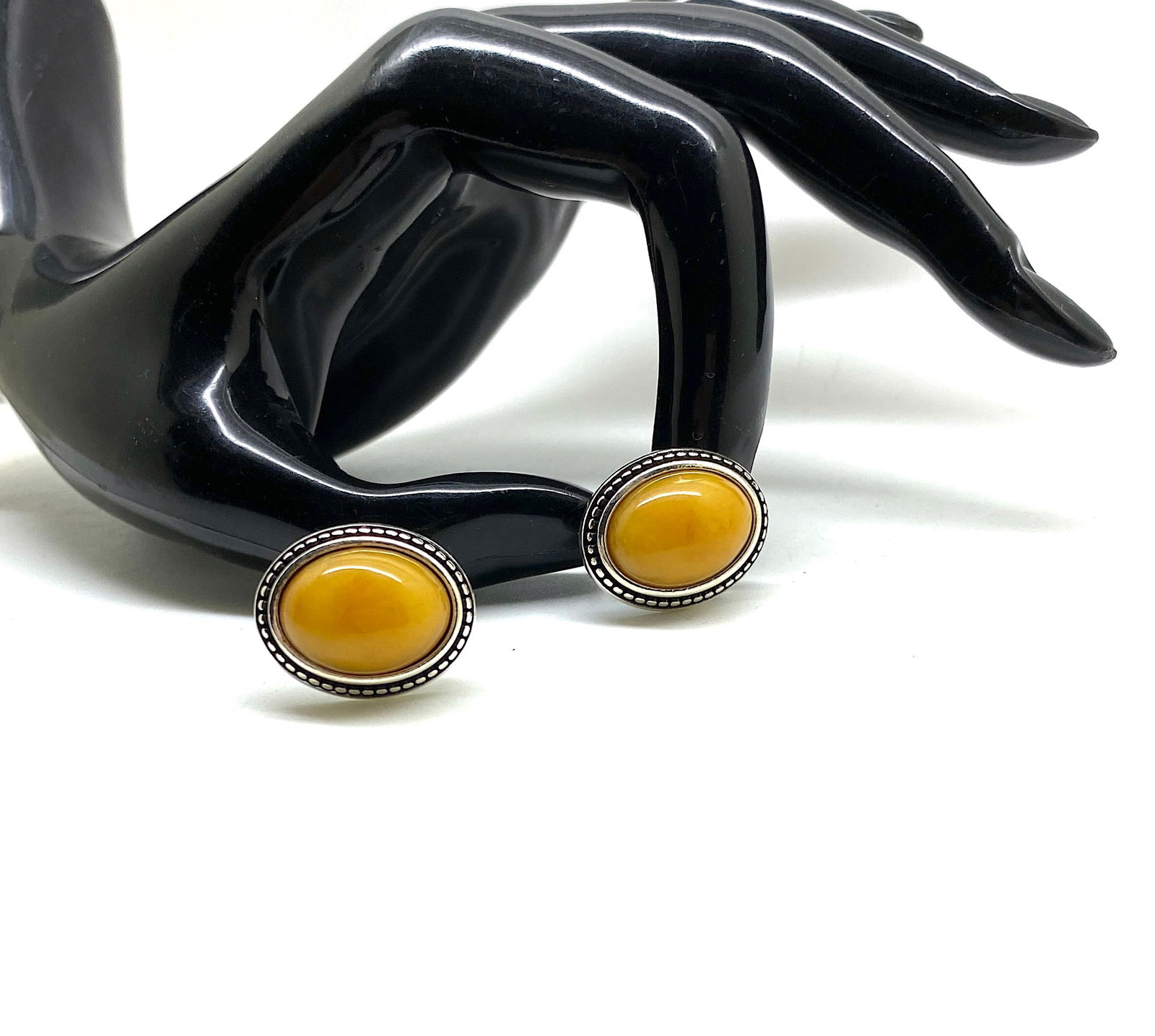 Amber Cufflinks - 2