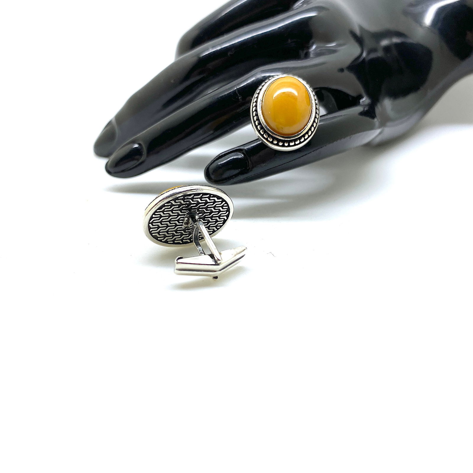 Amber Cufflinks - 3