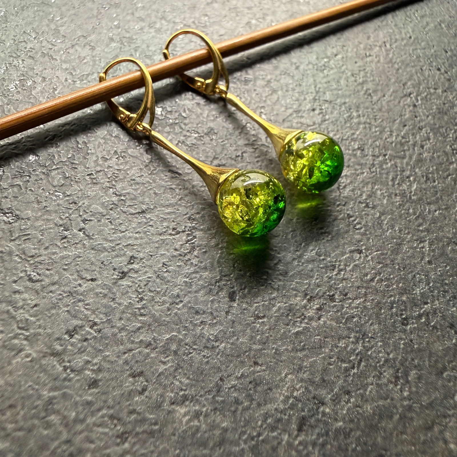 Impressive Amber Earrings - 3