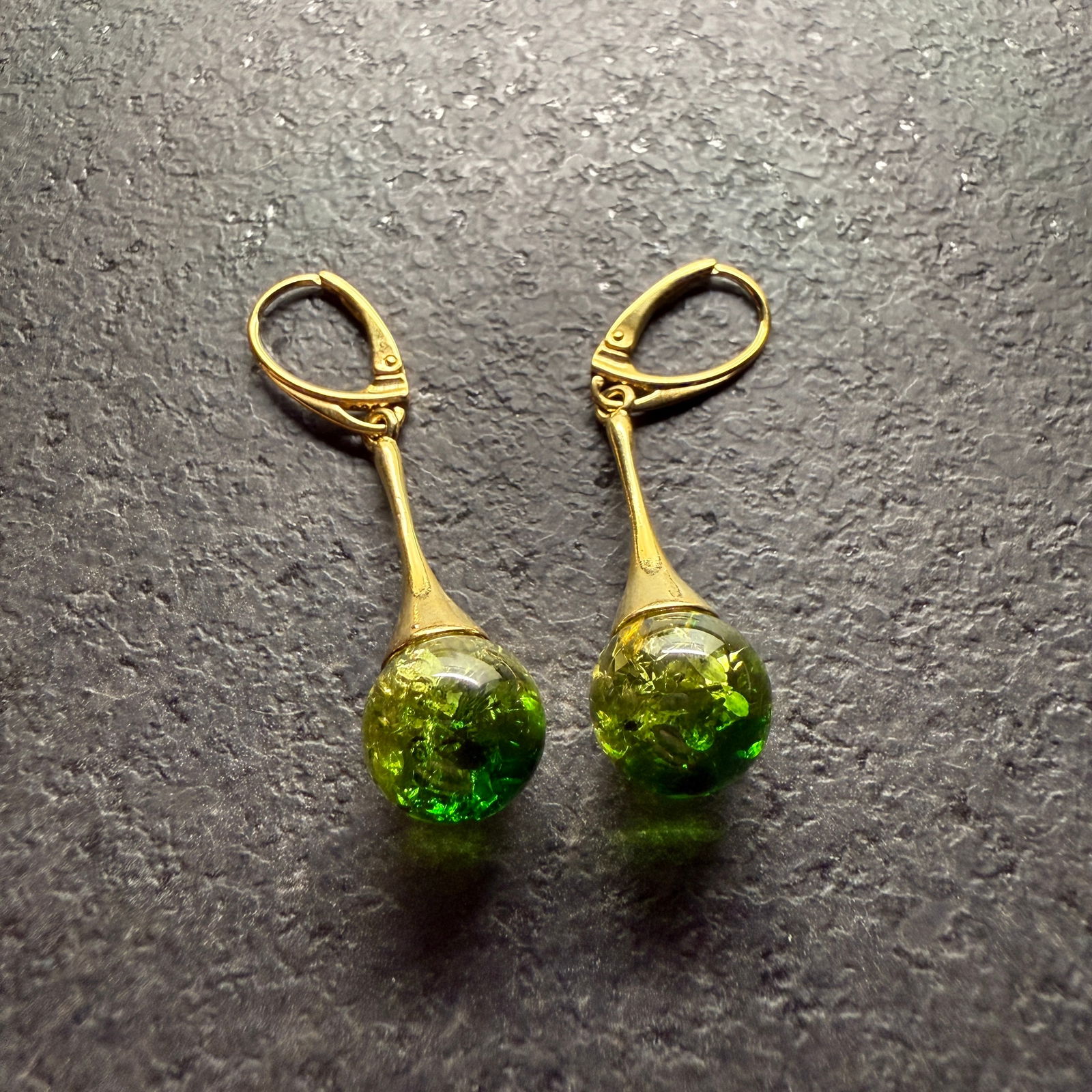 Impressive Amber Earrings - 8