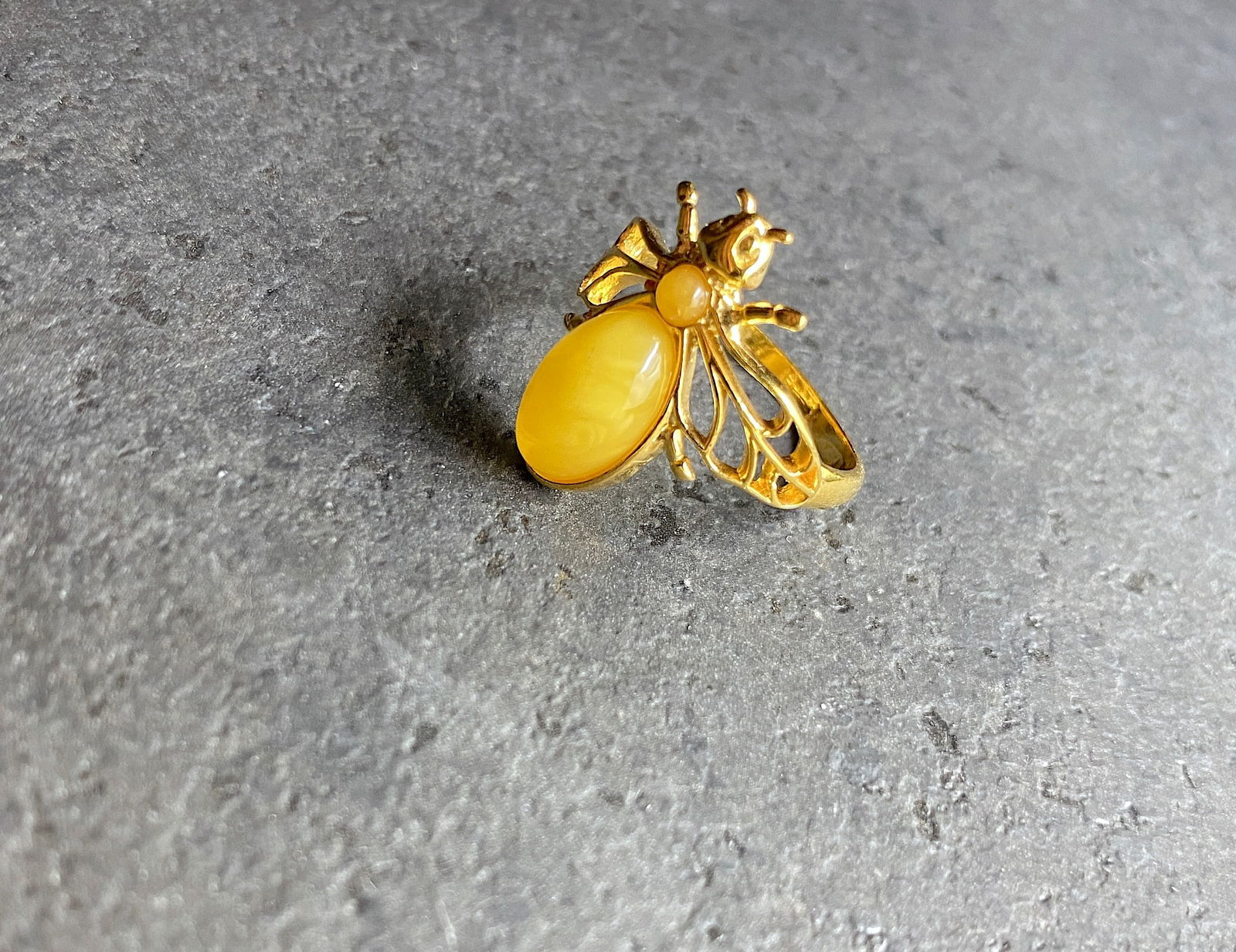 Beautiful Amber Ring - 4