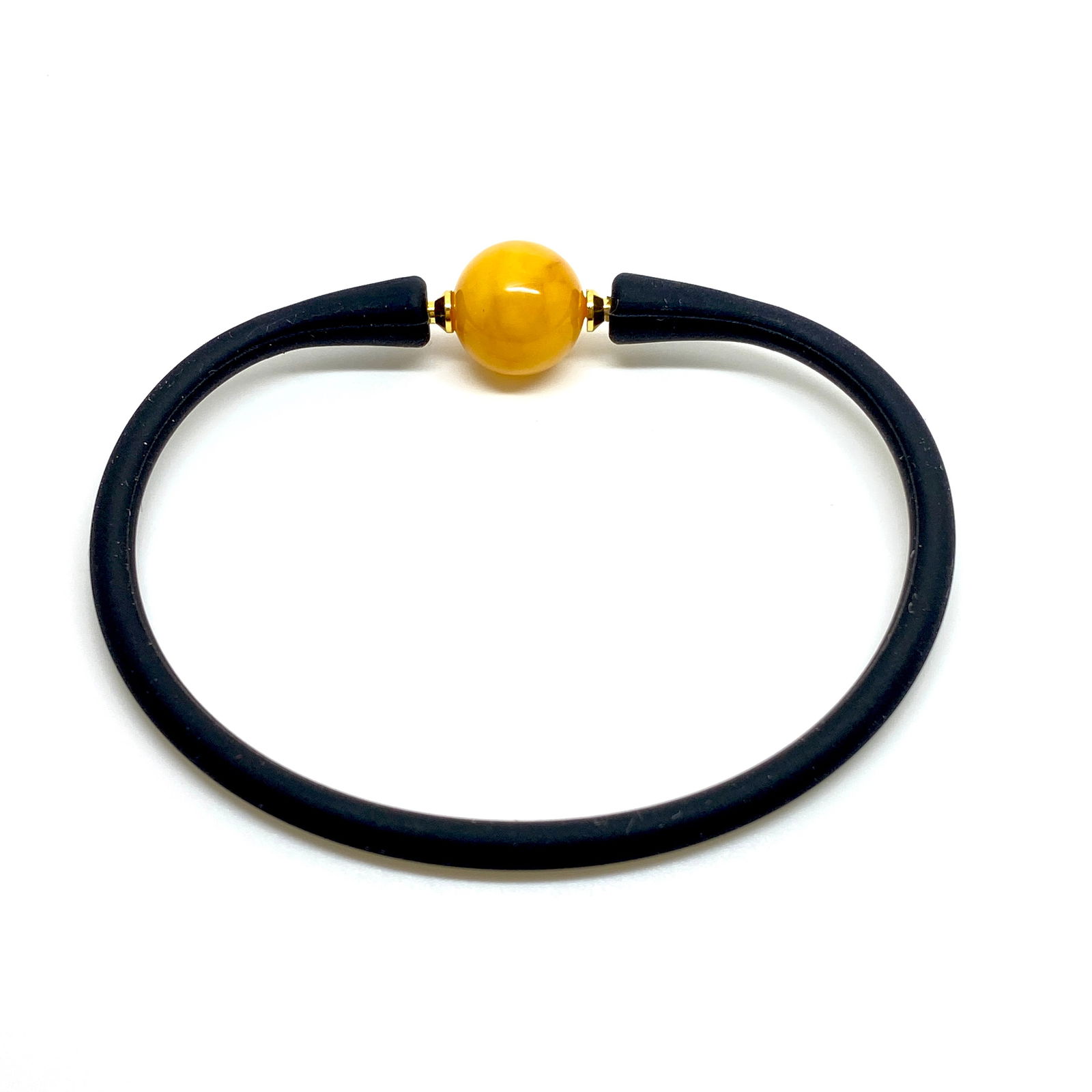 Grand Amber Bracelet made from Round Amber bead - 9