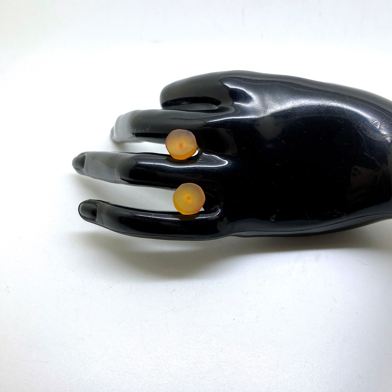 Fascinating Vintage Amber Earrings - 5