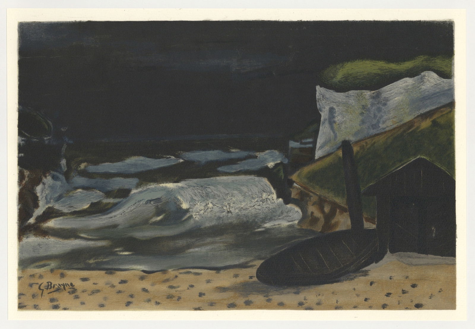 Braque Lithograph La Vague 1932 Varengeville (1 of 1)
