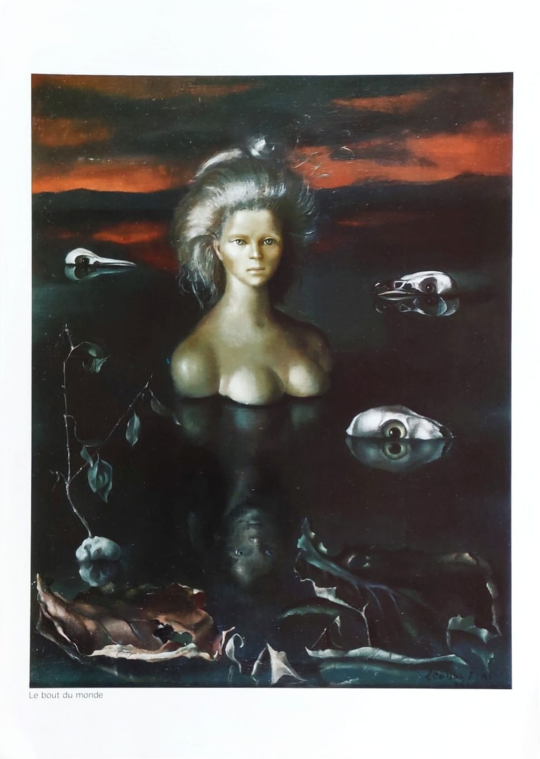 Leonor Fini Photogravure Le Bout du Monde1980: Title: Leonor Fini Photogravure Le Bout du Monde1980 Artist: Leonor Fini Description: Artist: Leonor FiniCountry: ArgentinaTitle: Le Bout du MondeMedium: PhotogravureMarks: Not signed, not