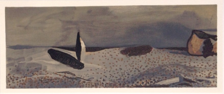 Braque Lithograph A la voile deployee 1952, Varengeville (1 of 1)