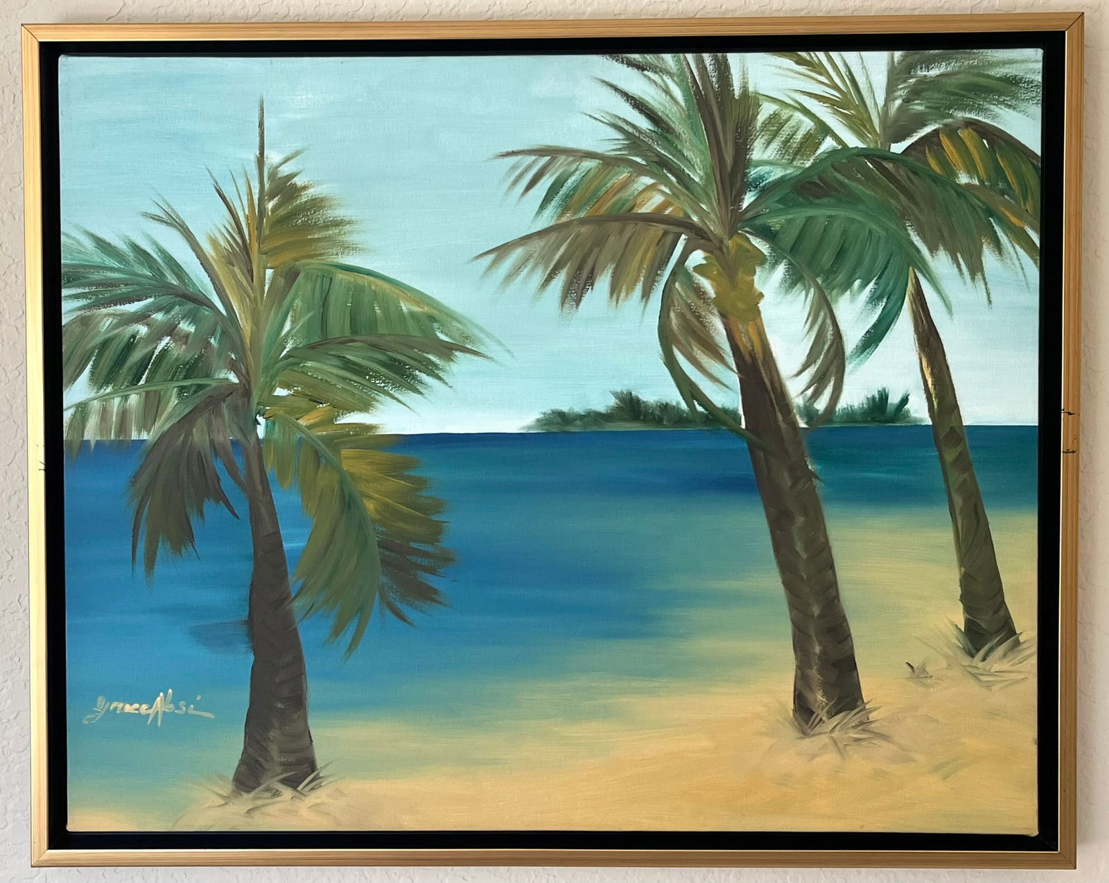 Absi Grace Keys Oil Painting on Canvas: Title: Absi Grace Keys Oil Painting on Canvas Artist: Grace Absi Description: Title: KeysArtist:Grace AbsiCountry: USAMedium: Oil Painting on CanvasMarks: Original SignedSize:30 x24 inchCertificate