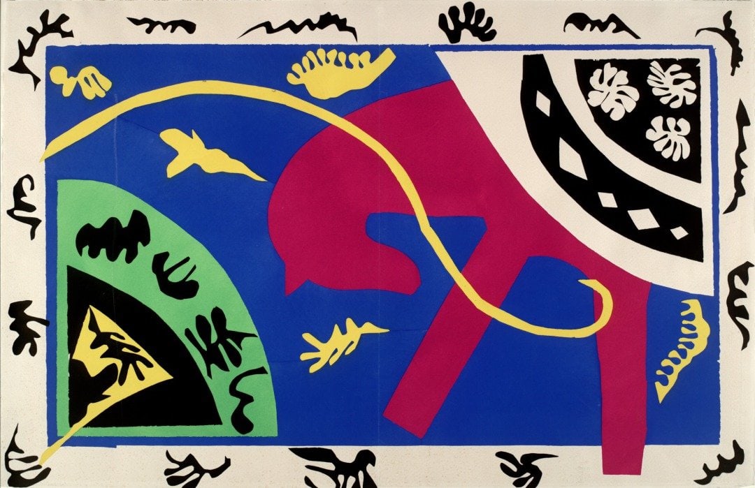 1983 Matisse Lithograph 5 jazz The Horse the Circus Rider: Title: 1983 Matisse Lithograph 5 jazz The Horse the Circus Rider Artist: Henri Matisse Description: Artist: Henri MatisseCountry: FranceTitle: The Horse The Circus Rider and the ClownMedium: