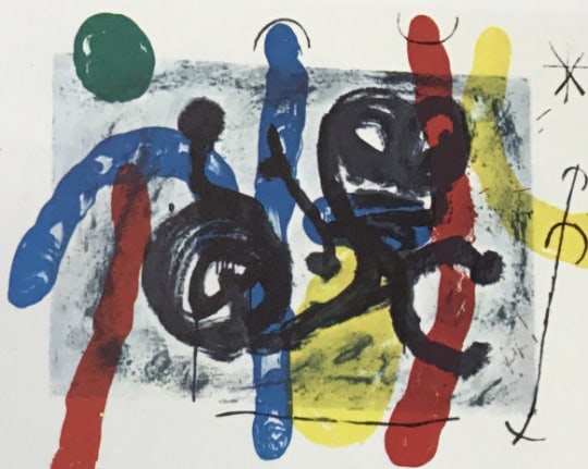 Joan Miro Original Lithograph DM16151 Derriere le Miroir 1965: Title: Joan Miro Original Lithograph DM16151 Derriere le Miroir 1965 Artist: Joan Miro Description: Title: Untitled DM16151 Artist: Joan Miro Country: Spain Medium: Original Lithograph Marks: Not sign
