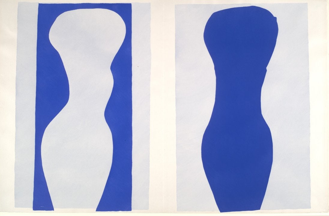 1983 Matisse Lithograph 9 jazz Form: Title: 1983 Matisse Lithograph 9 jazz Form Artist: Henri Matisse Description: Artist: Henri Matisse Country: France Title: Form Medium: Lithograph 9 Paper size: 15 x 22.5 inches, folded as published P