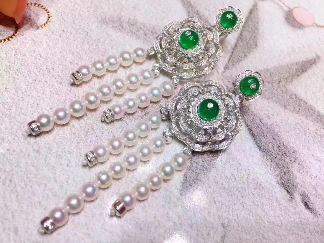 Sterling Silver Natural Pearl Earrings - 2