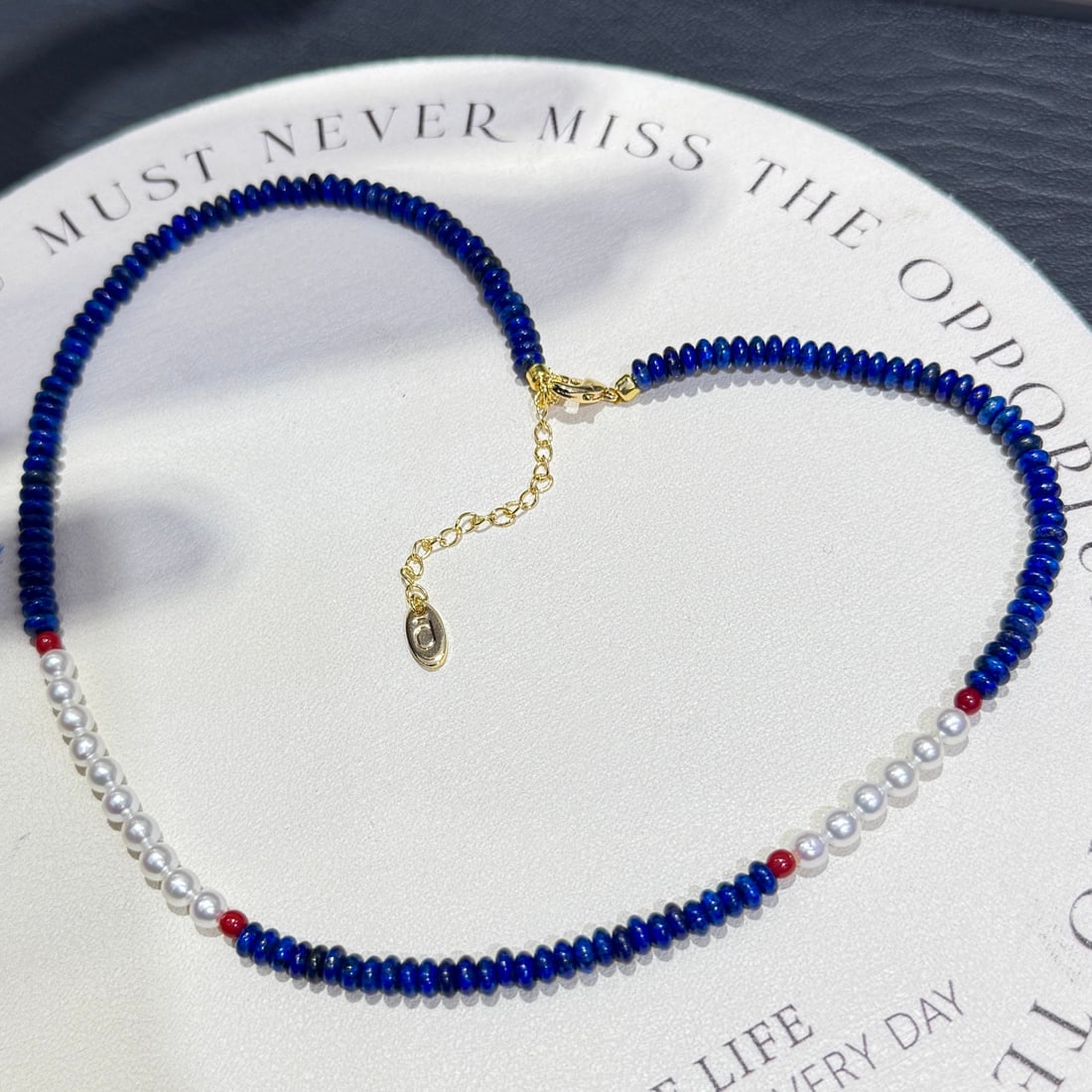 Natural turquoise crystal necklace