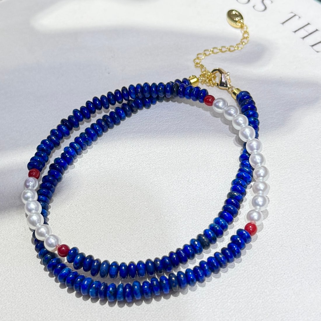 Natural turquoise crystal necklace - 3