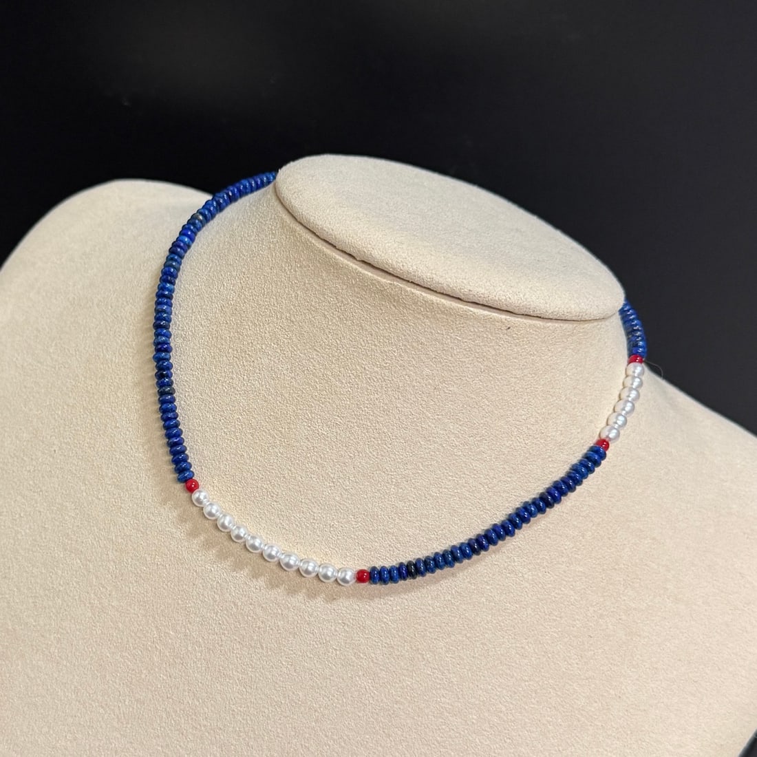 Natural turquoise crystal necklace - 5