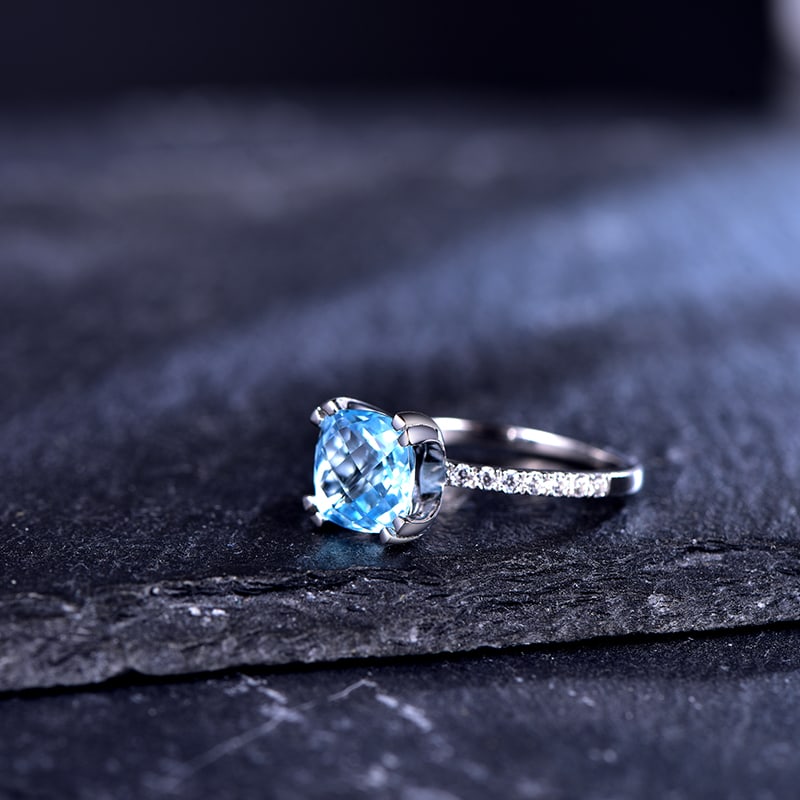 925 Silver Topaz Ring - 3