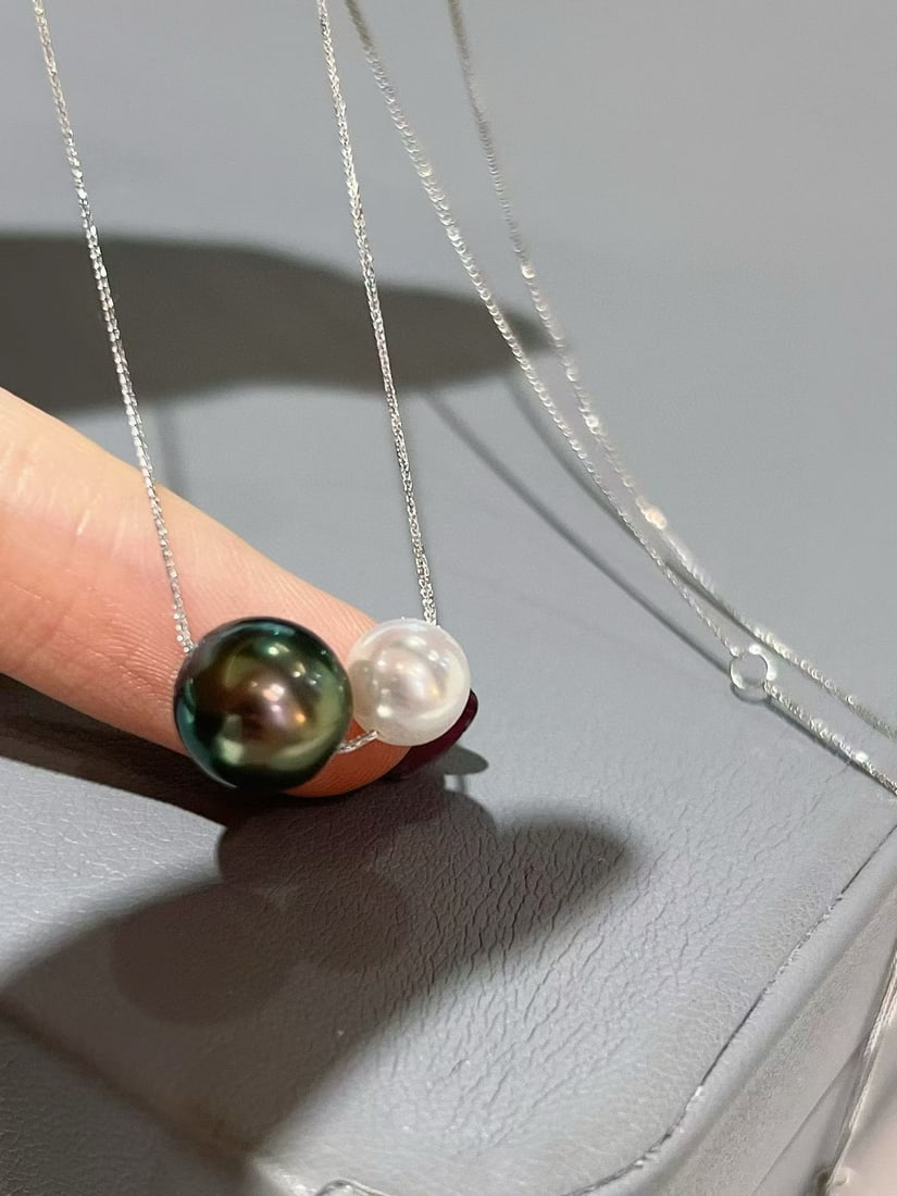 925 sterling silver Edison pearl necklace - 3